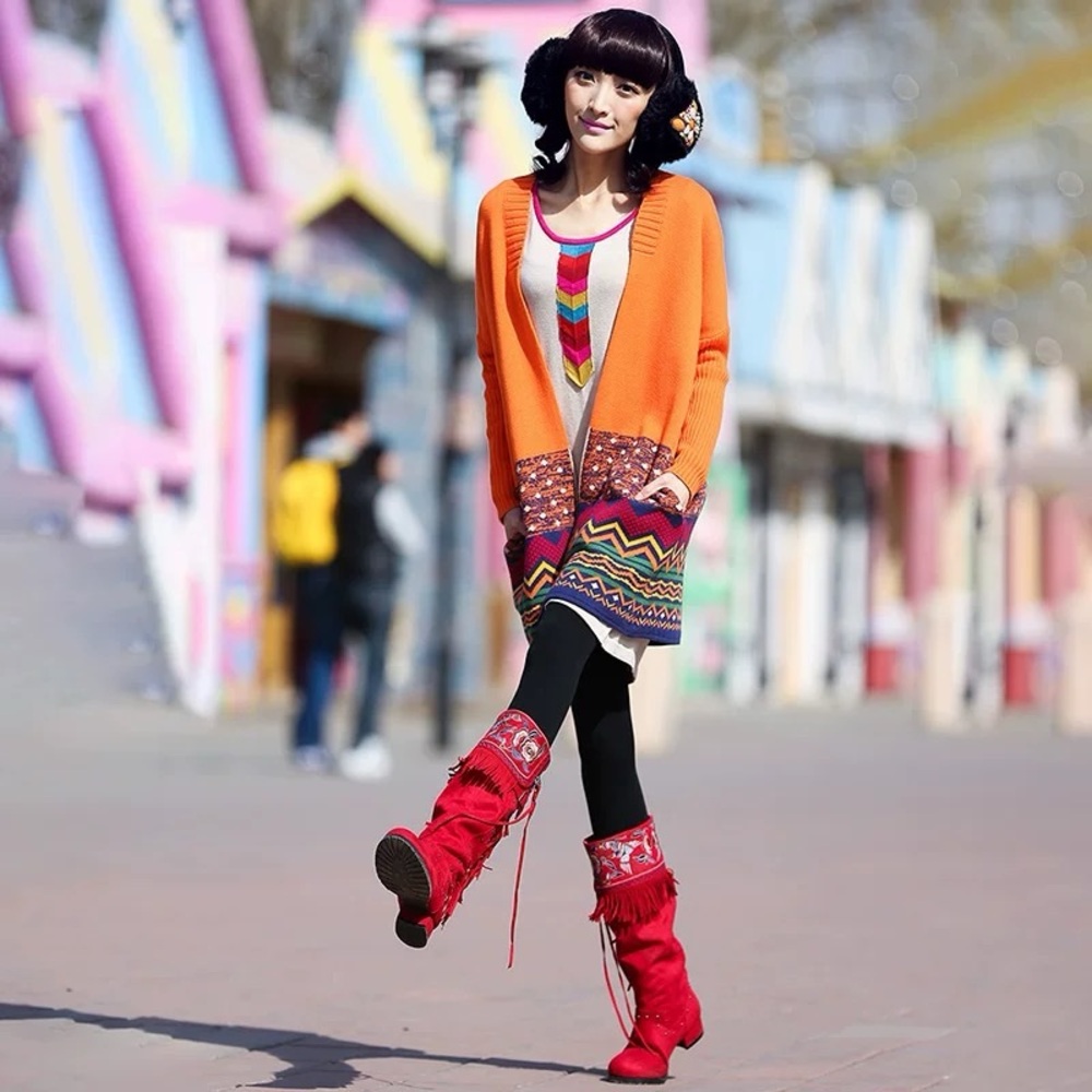 Leibo long Sweater